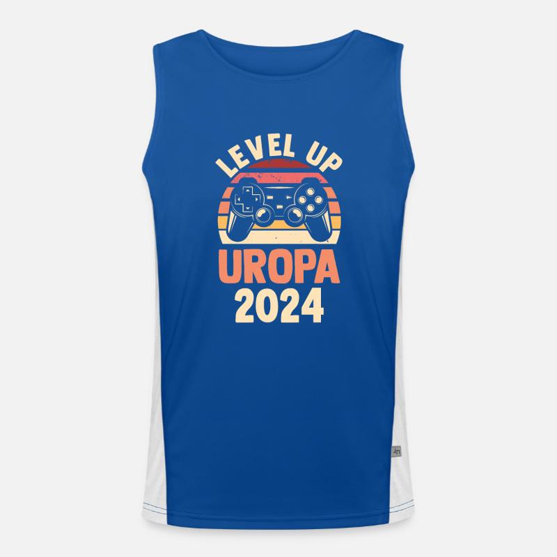 Werdender Uropa 2034 Funktionelles Kontrast-Tank Top für Männer 