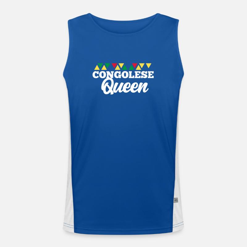 Kongo Funktionelles Kontrast-Tank Top für Männer 