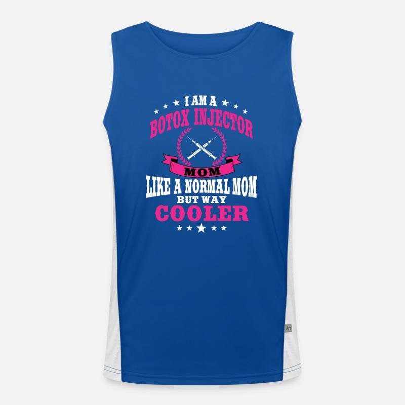 Aesthetics nurse Mama Botox Men's Functional Contrast Tank Top 