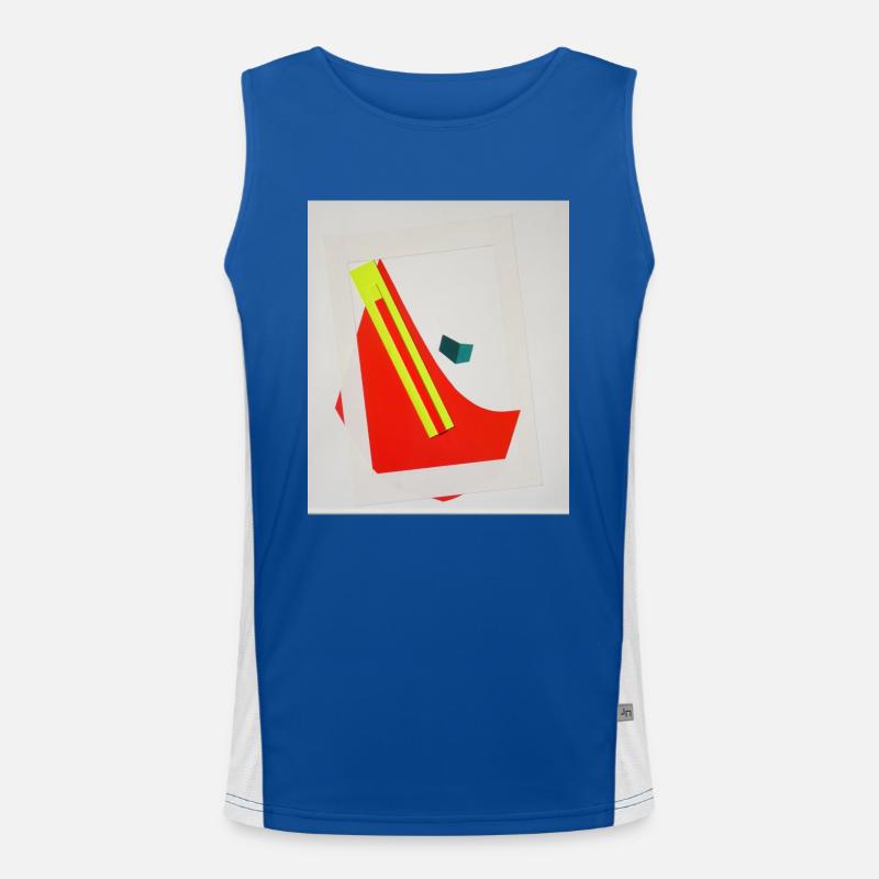 collage - artistic image Men's Functional Contrast Tank Top 