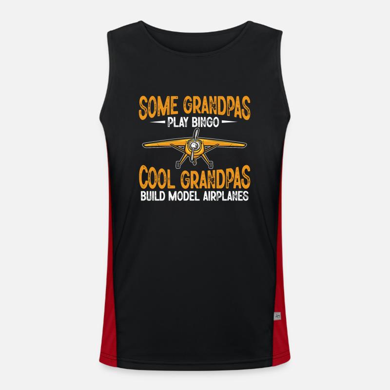 Modèle d’avion télécommandé Débardeur respirant contrasté Homme 