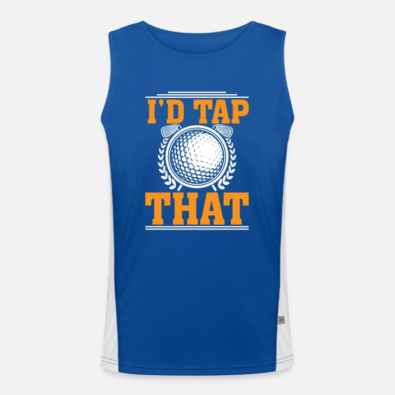 I'd beat that Men's Functional Contrast Tank Top 