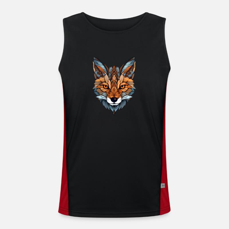 Fuchs Ästhetik Funktionelles Kontrast-Tank Top für Männer 