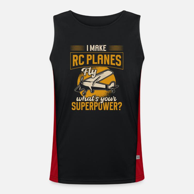 Modèle d’avion télécommandé Débardeur respirant contrasté Homme 