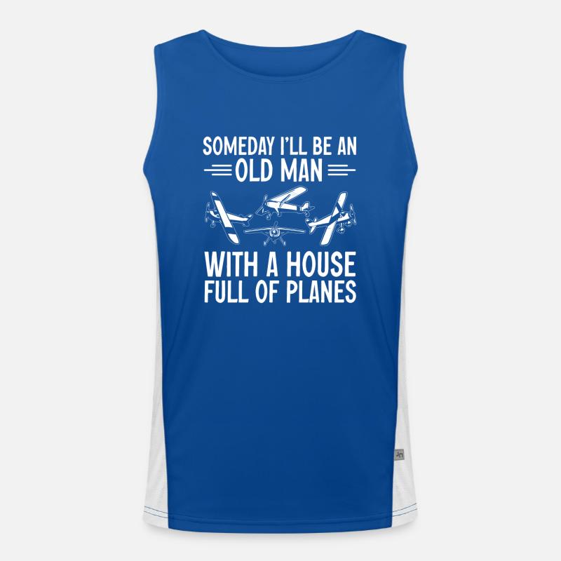 Modèle d’avion télécommandé Débardeur respirant contrasté Homme 