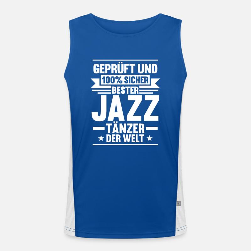 Jazz Tänzer Funktionelles Kontrast-Tank Top für Männer 