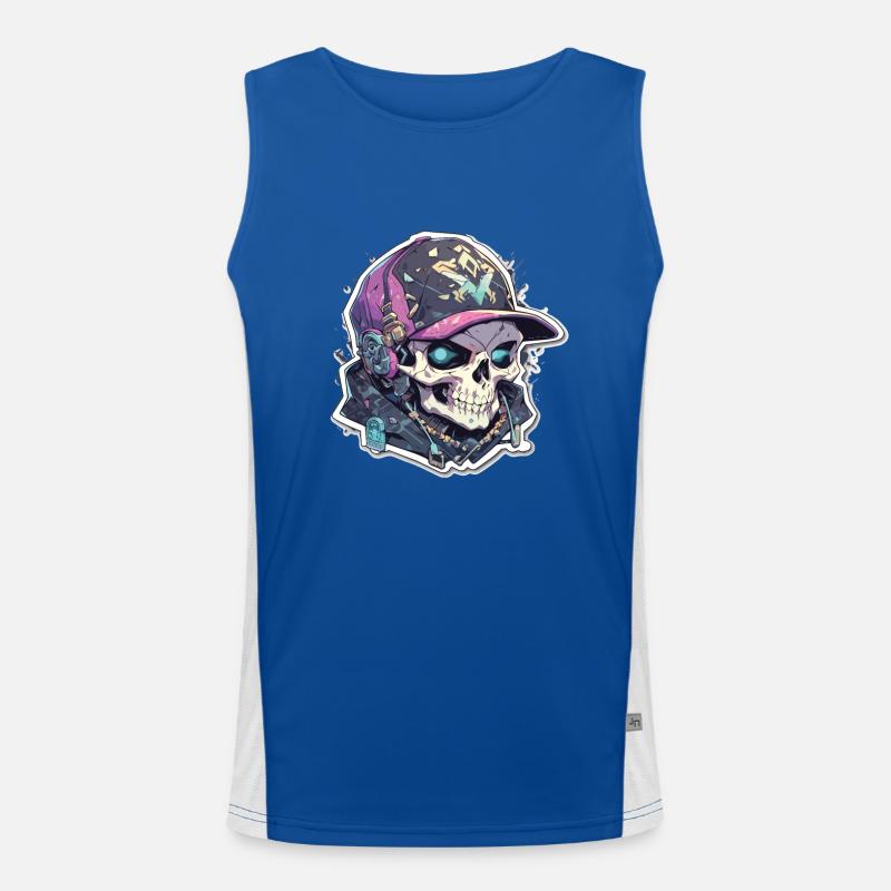 Skull Men's Functional Contrast Tank Top 