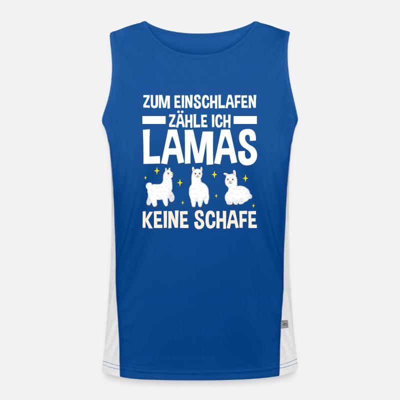Lama Funktionelles Kontrast-Tank Top für Männer 
