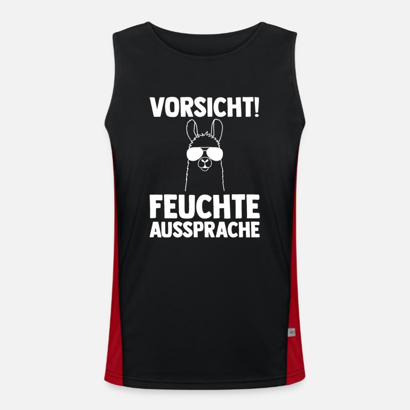 Lama Funktionelles Kontrast-Tank Top für Männer 