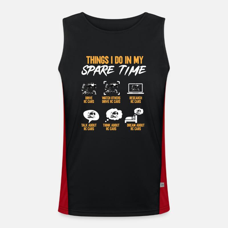 RC Car Remote Control Car Men's Functional Contrast Tank Top 