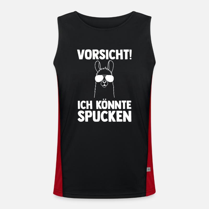 Lama Funktionelles Kontrast-Tank Top für Männer 