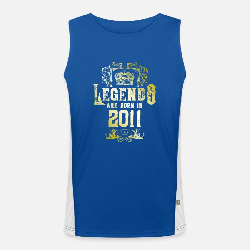 2011 Legends Birthday Men's Functional Contrast Tank Top 