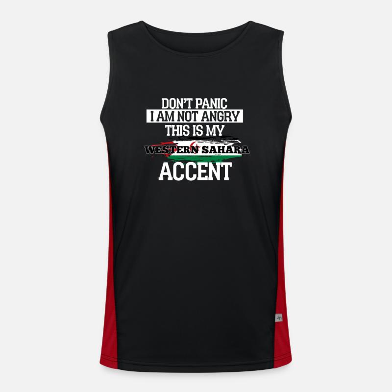 Western Sahara Men's Functional Contrast Tank Top 