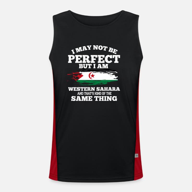 Western Sahara Men's Functional Contrast Tank Top 