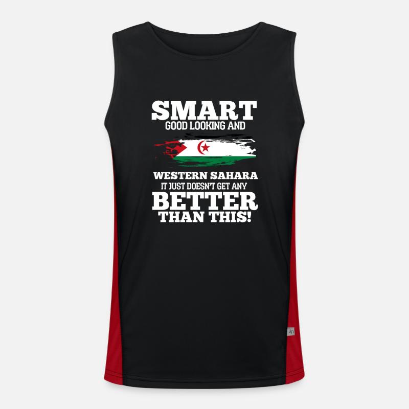 Western Sahara Men's Functional Contrast Tank Top 