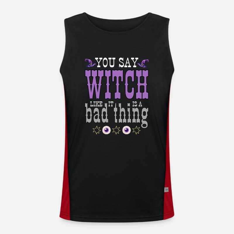 Vous dites que ces choses comme ça sont une mauvaise chose. Débardeur respirant contrasté Homme 