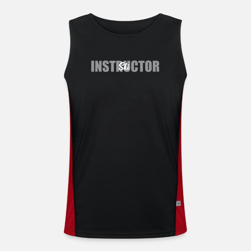 SchöneS Ski Instructor Design Men's Functional Contrast Tank Top 
