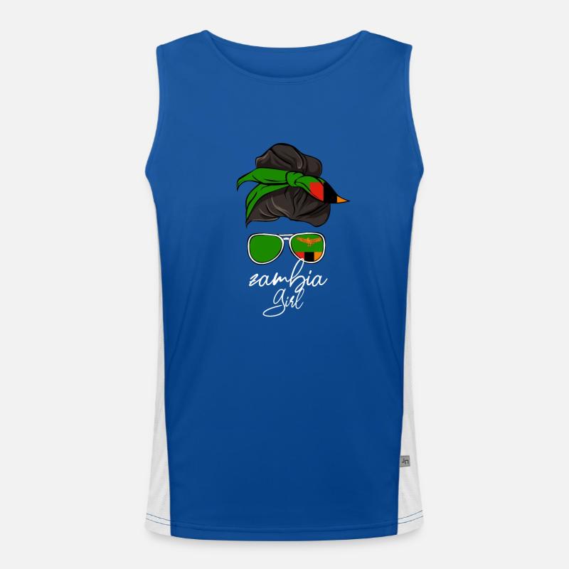 Zambia Men's Functional Contrast Tank Top 