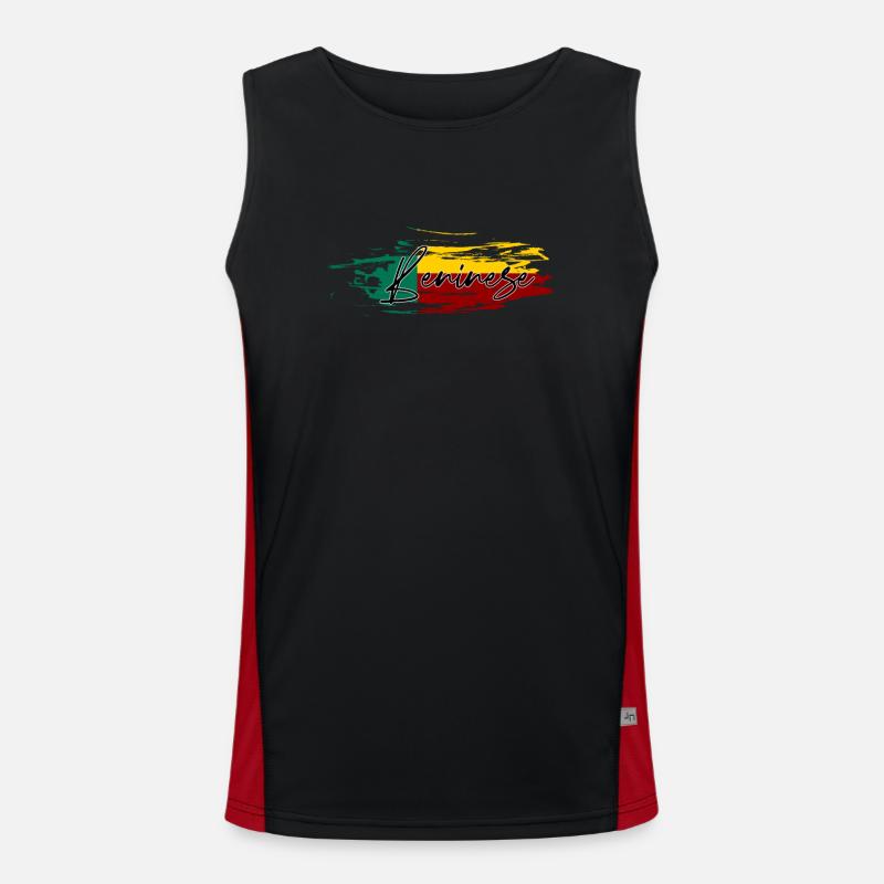 Benin Men's Functional Contrast Tank Top 