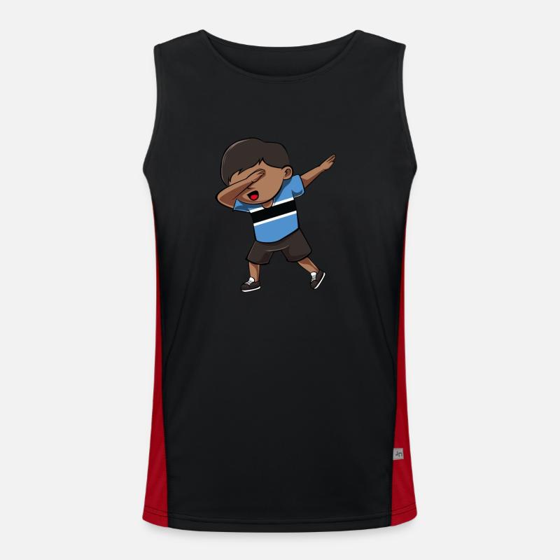 Botswana Men's Functional Contrast Tank Top 