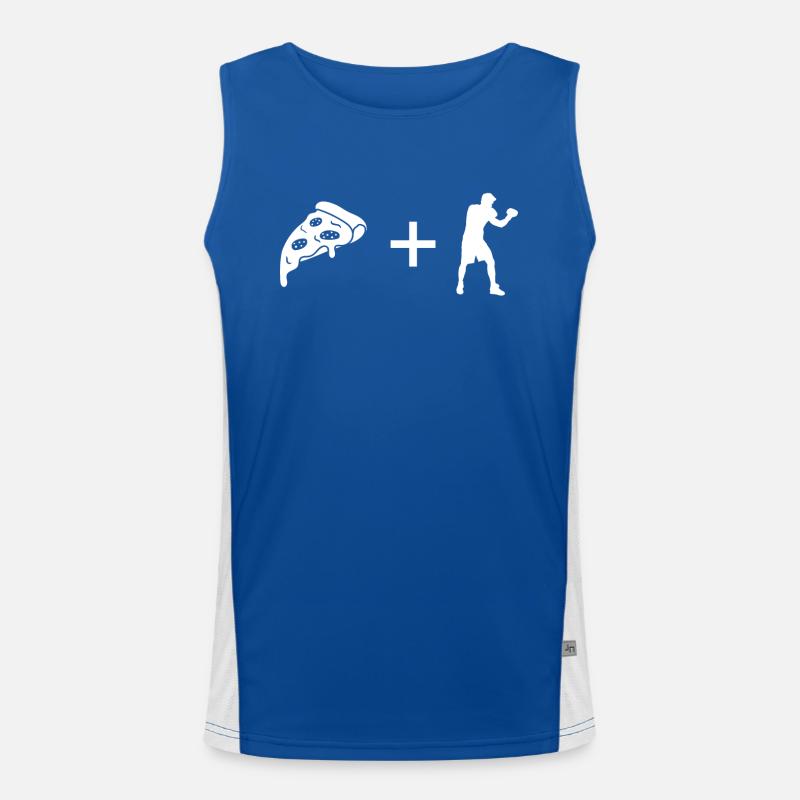 Pizza - Guy Boxes - Men's Functional Contrast Tank Top 
