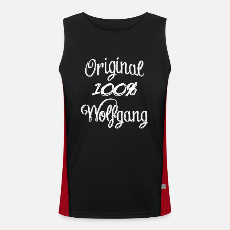 Original 100% Wolfgang Men's Functional Contrast Tank Top 