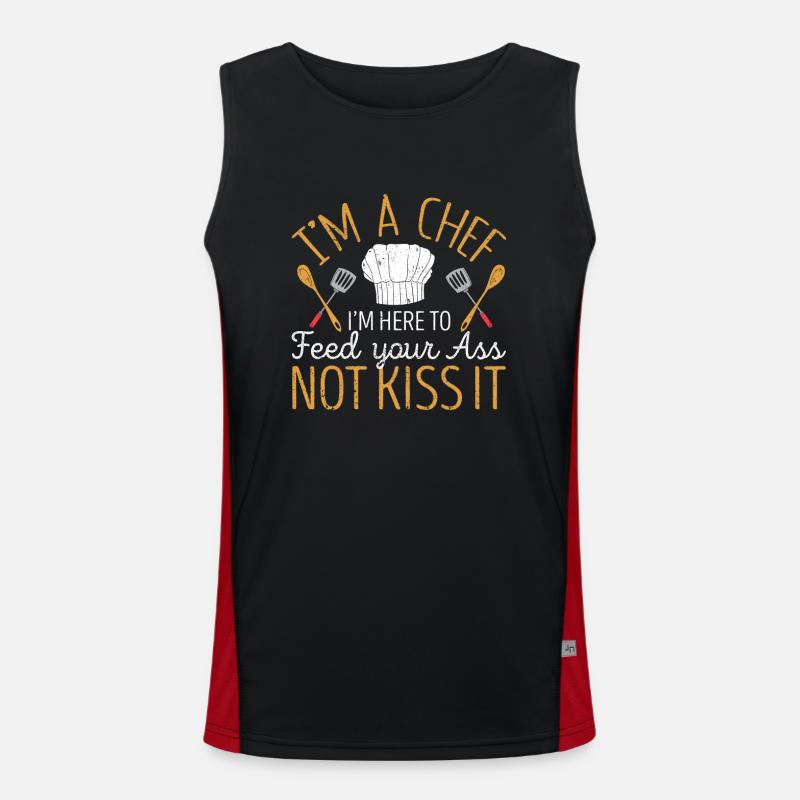 Ich bin ein Koch, ich bin hier, um deinen Funktionelles Kontrast-Tank Top für Männer 