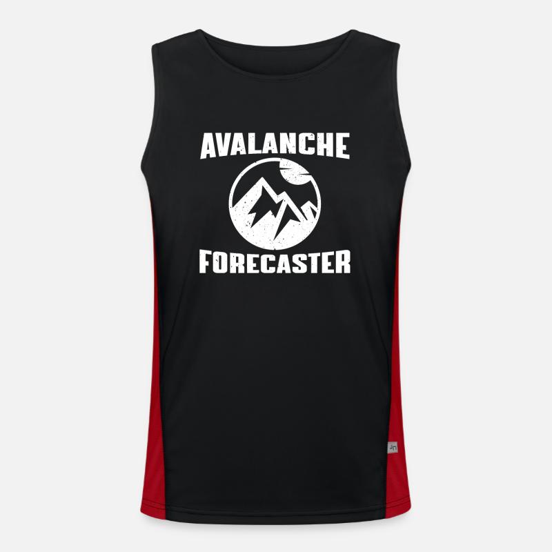 Avalanche warning system Men's Functional Contrast Tank Top 