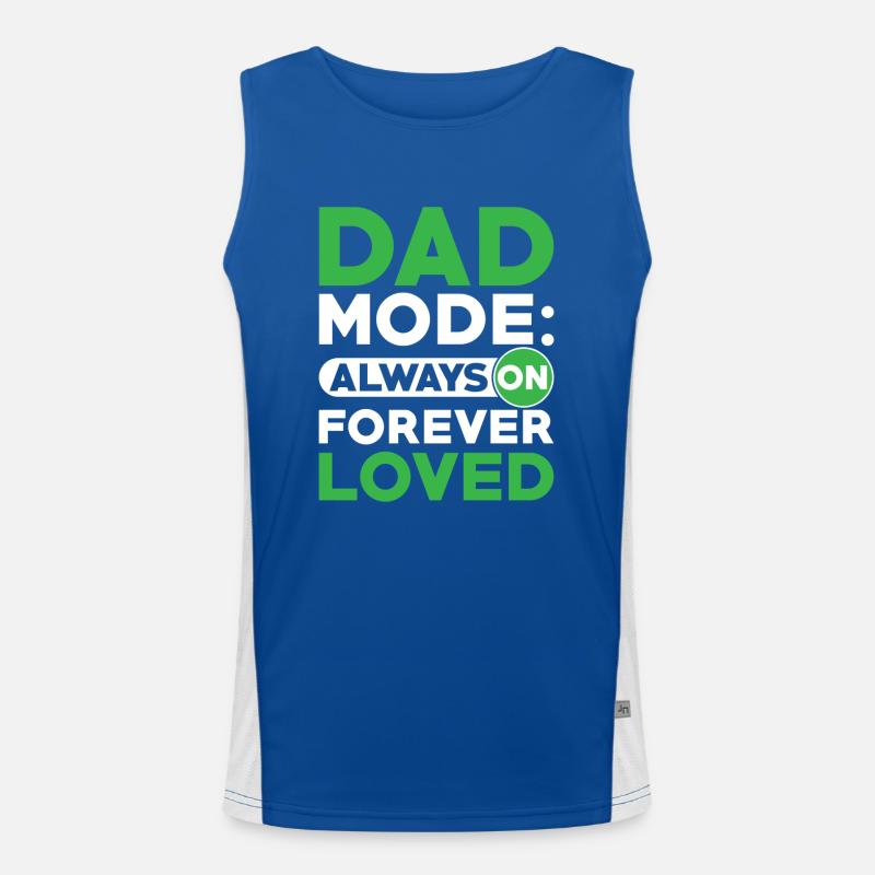 Daddy Mode On "Father Love" Father's Day Men's Functional Contrast Tank Top 