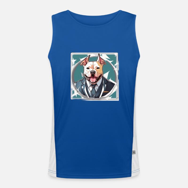 Pitbull Pitbull Hund Pitbull Kleidung Pitbulls Funktionelles Kontrast-Tank Top für Männer 
