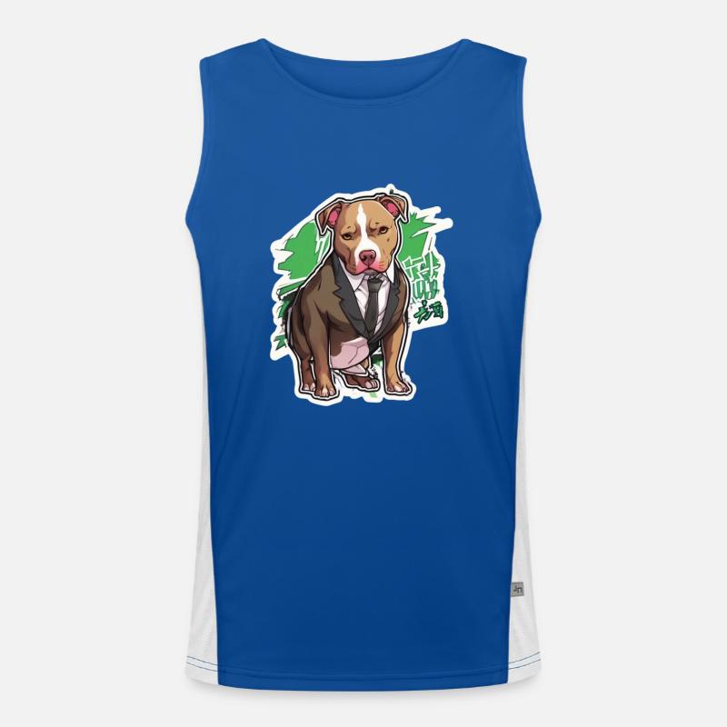 Pitbull Pitbull Hund Pitbull Kleidung Pitbulls Funktionelles Kontrast-Tank Top für Männer 