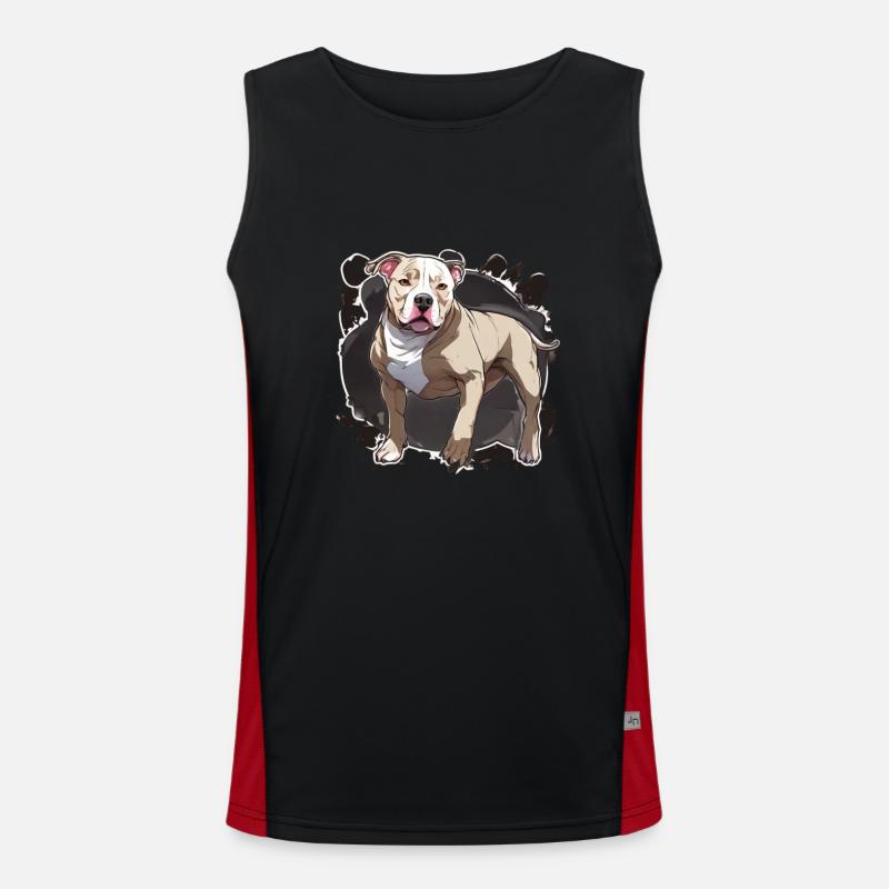 Pitbull Pitbull Hund Pitbull Kleidung Pitbulls Funktionelles Kontrast-Tank Top für Männer 