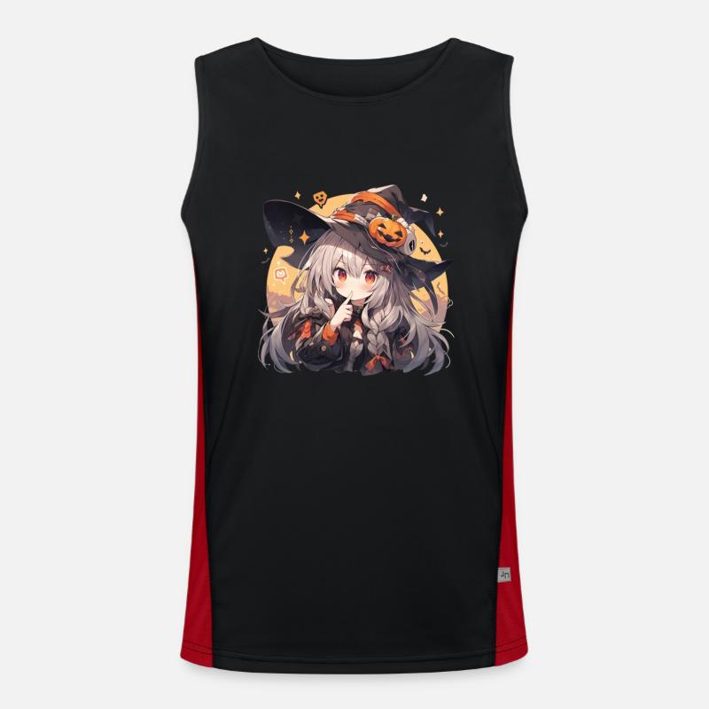 Sorcière Sorcière Sorcière Halloween Tenue de Sorcière Débardeur respirant contrasté Homme 
