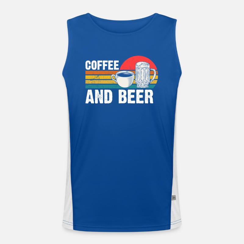 Café & Bière Rétro Débardeur respirant contrasté Homme 