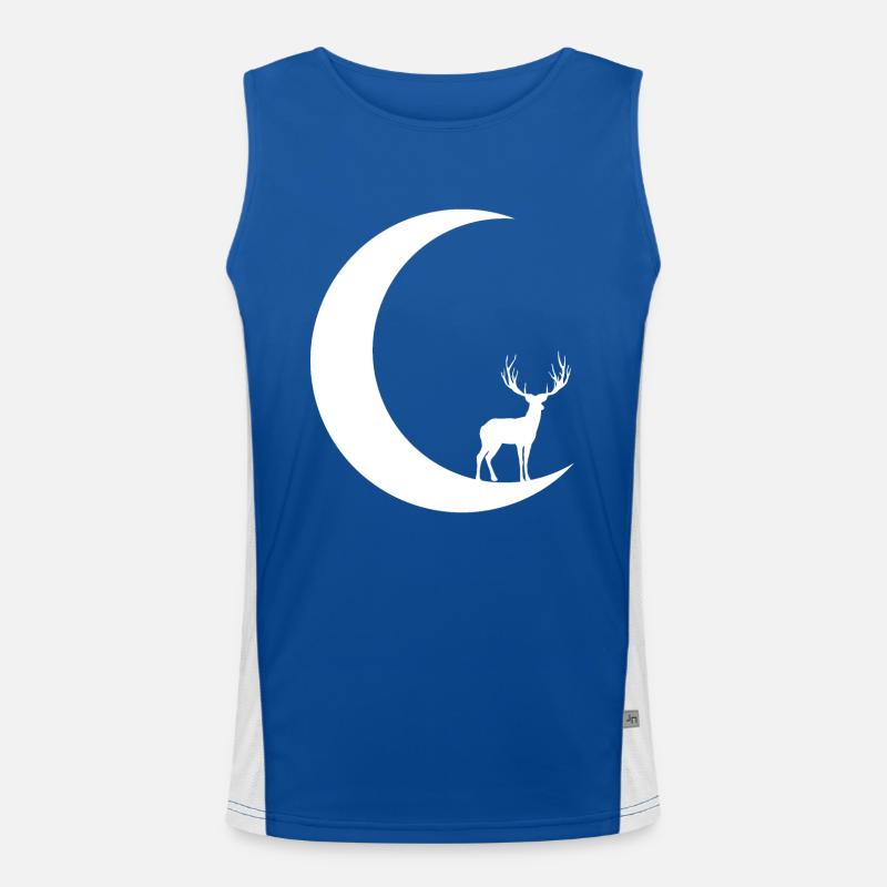 Croissant de Lune - Red Deer - Débardeur respirant contrasté Homme 
