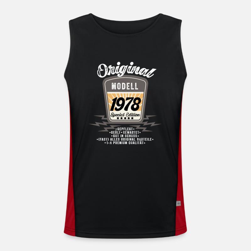 Modell 1978 Funktionelles Kontrast-Tank Top für Männer 