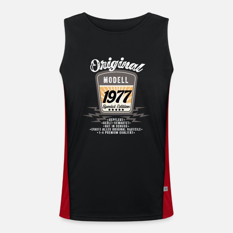 Modell 1977 Funktionelles Kontrast-Tank Top für Männer 