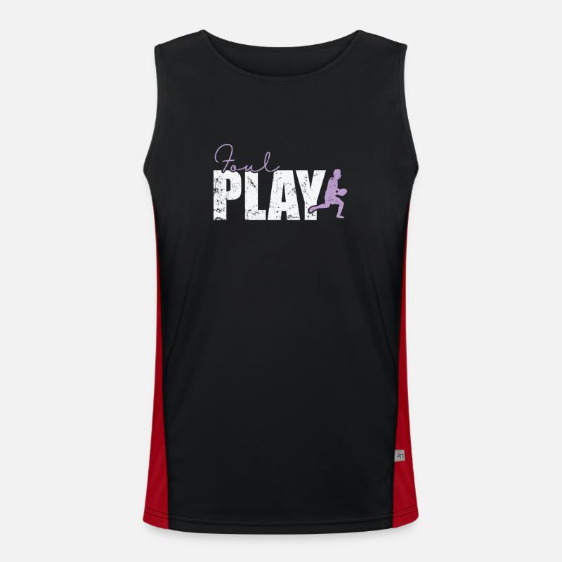 Foul Play Rugby Funktionelles Kontrast-Tank Top für Männer 