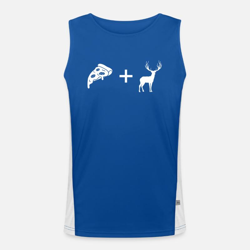 Pizza - Venison - Men's Functional Contrast Tank Top 