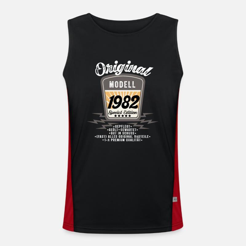 Modell 1982 Funktionelles Kontrast-Tank Top für Männer 