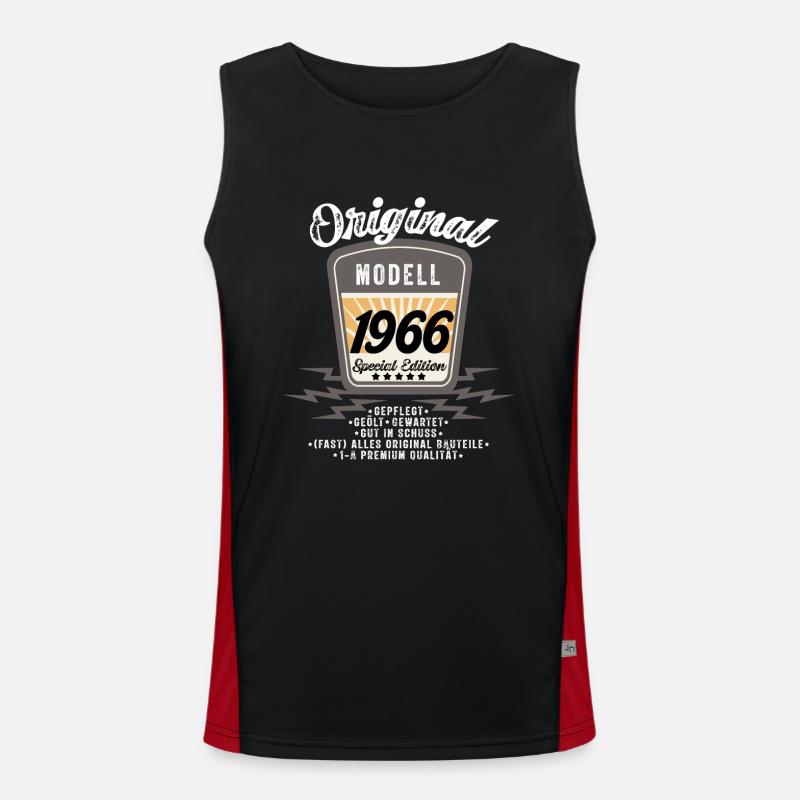 Modell 1966 Funktionelles Kontrast-Tank Top für Männer 