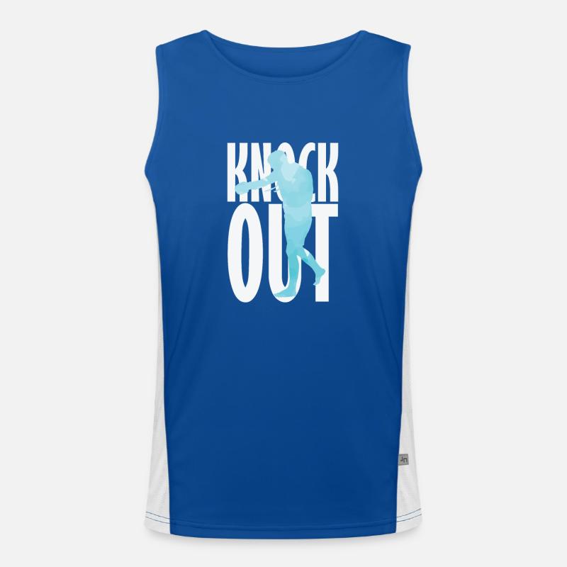 Knock Out Boxing Débardeur respirant contrasté Homme 