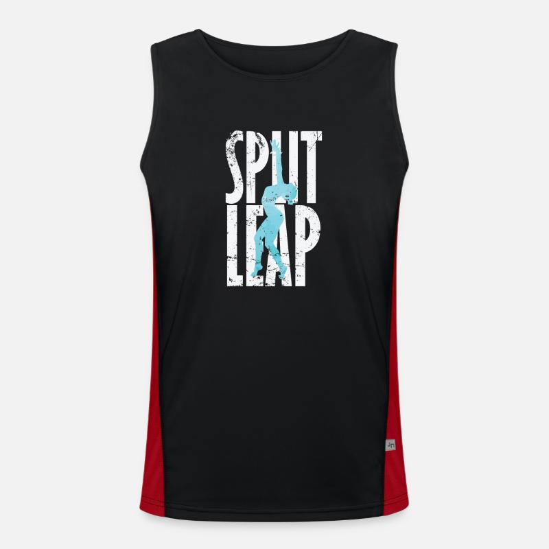 Split Leap Ballet Men's Functional Contrast Tank Top 