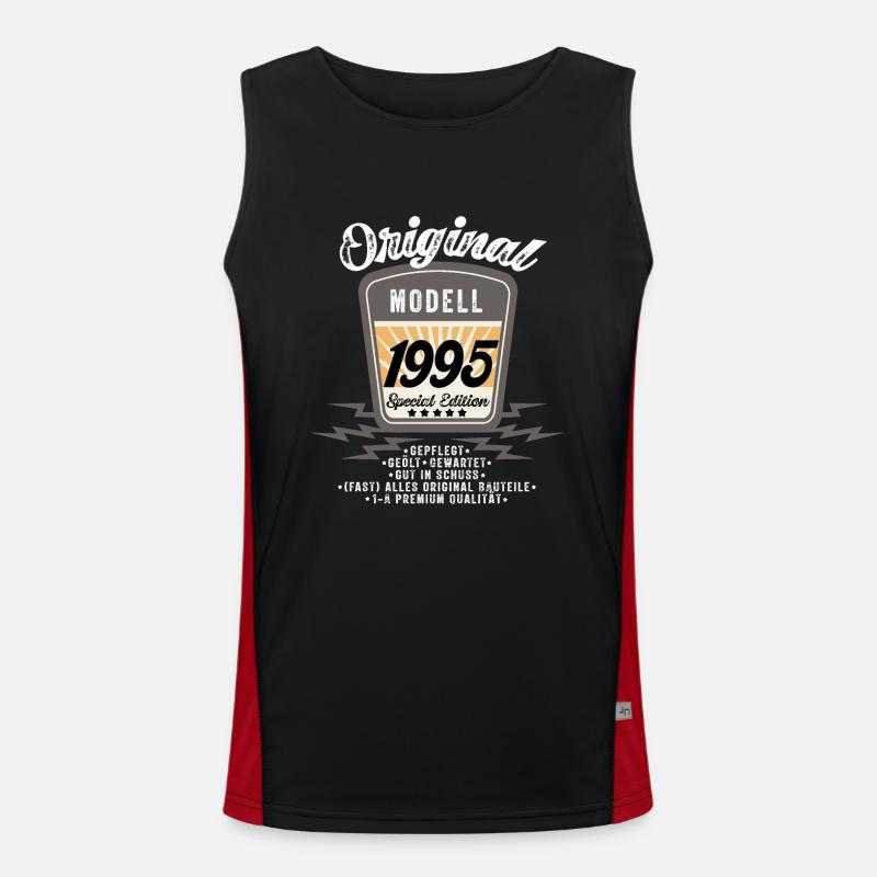 Modell 1995 Funktionelles Kontrast-Tank Top für Männer 
