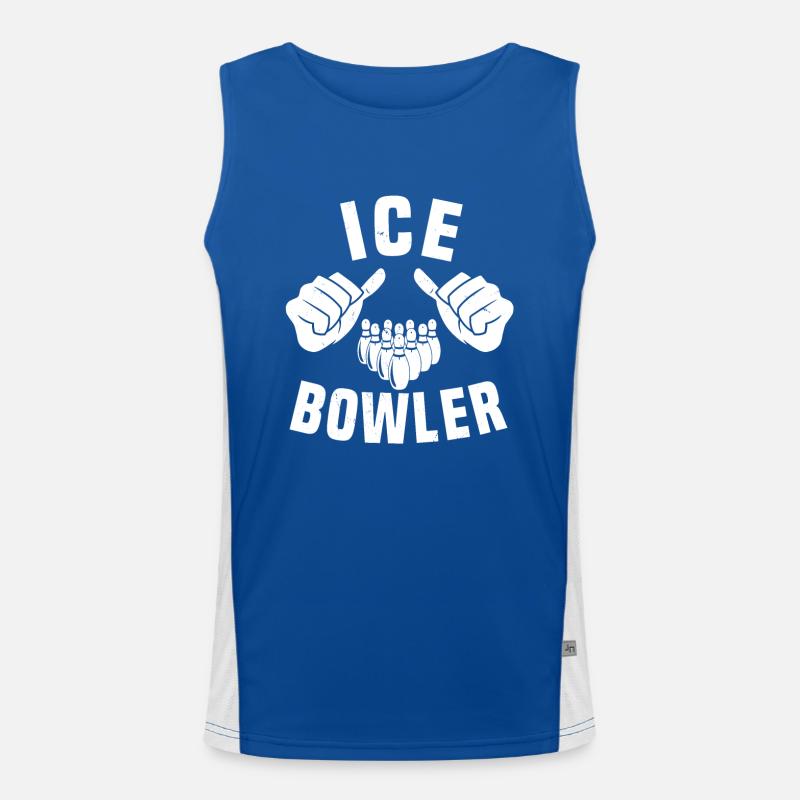Ice Bowler Men's Functional Contrast Tank Top 