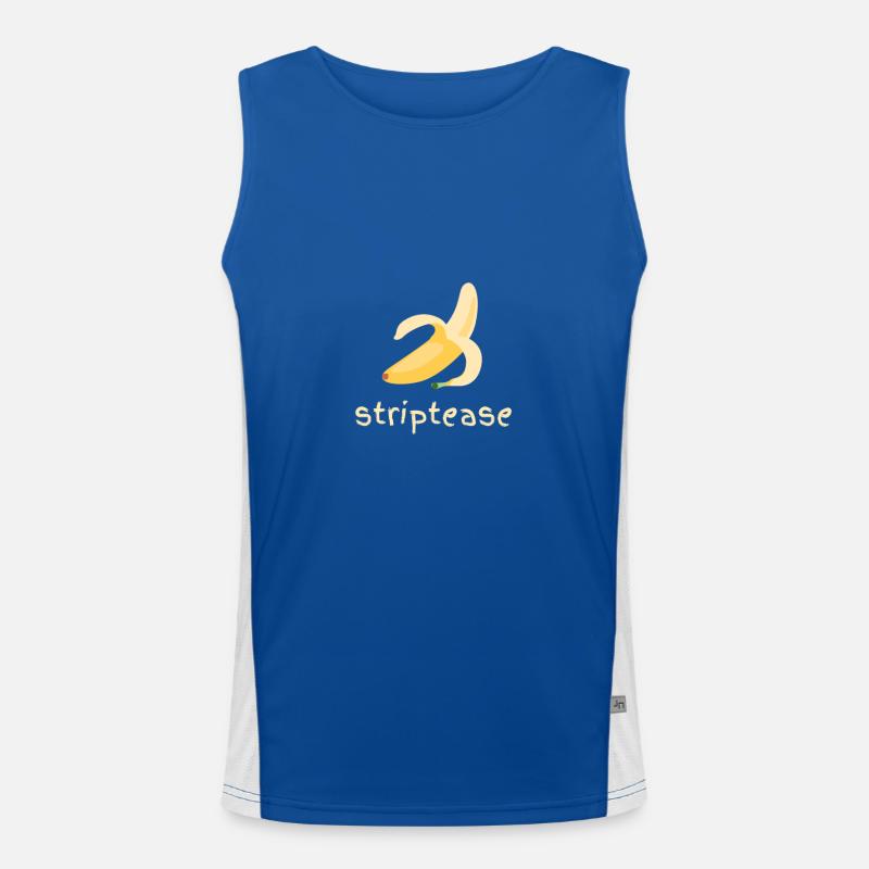 Striptease Banane Softcore Hardcore Horreur Débardeur respirant contrasté Homme 