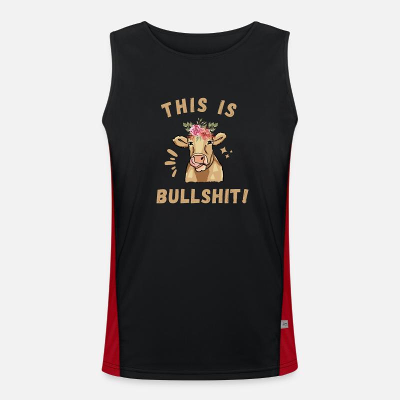 C’est des conneries Débardeur respirant contrasté Homme 