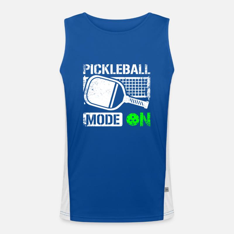 Mode pickleball activé Débardeur respirant contrasté Homme 