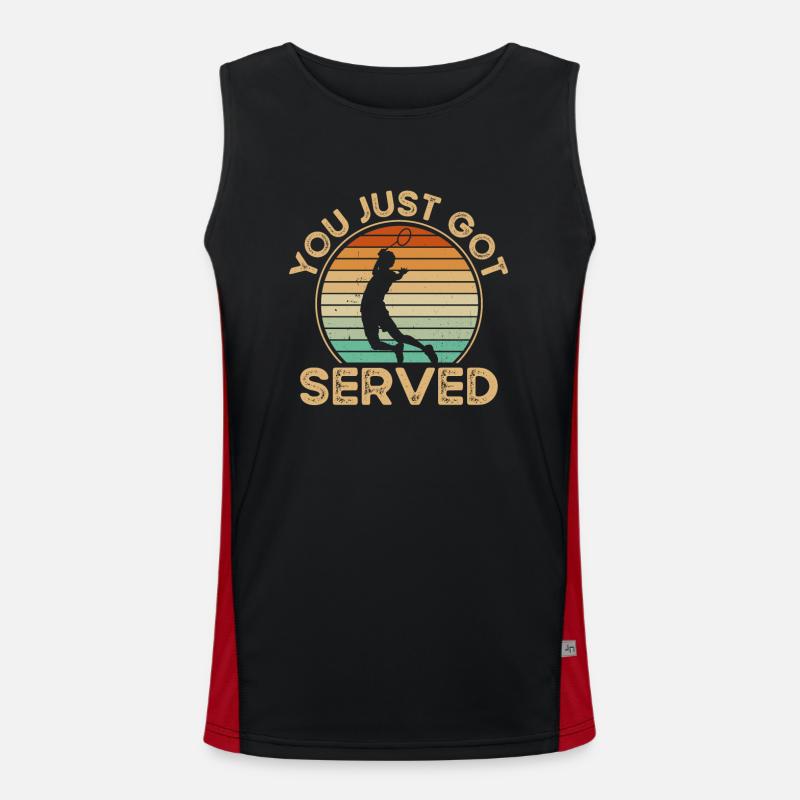 Sie Wurden Gerade Bedient Funktionelles Kontrast-Tank Top für Männer 