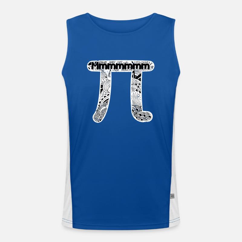 Mmmm Pi Day Mignon Math 3.14 Sciences Mathématiques Débardeur respirant contrasté Homme 